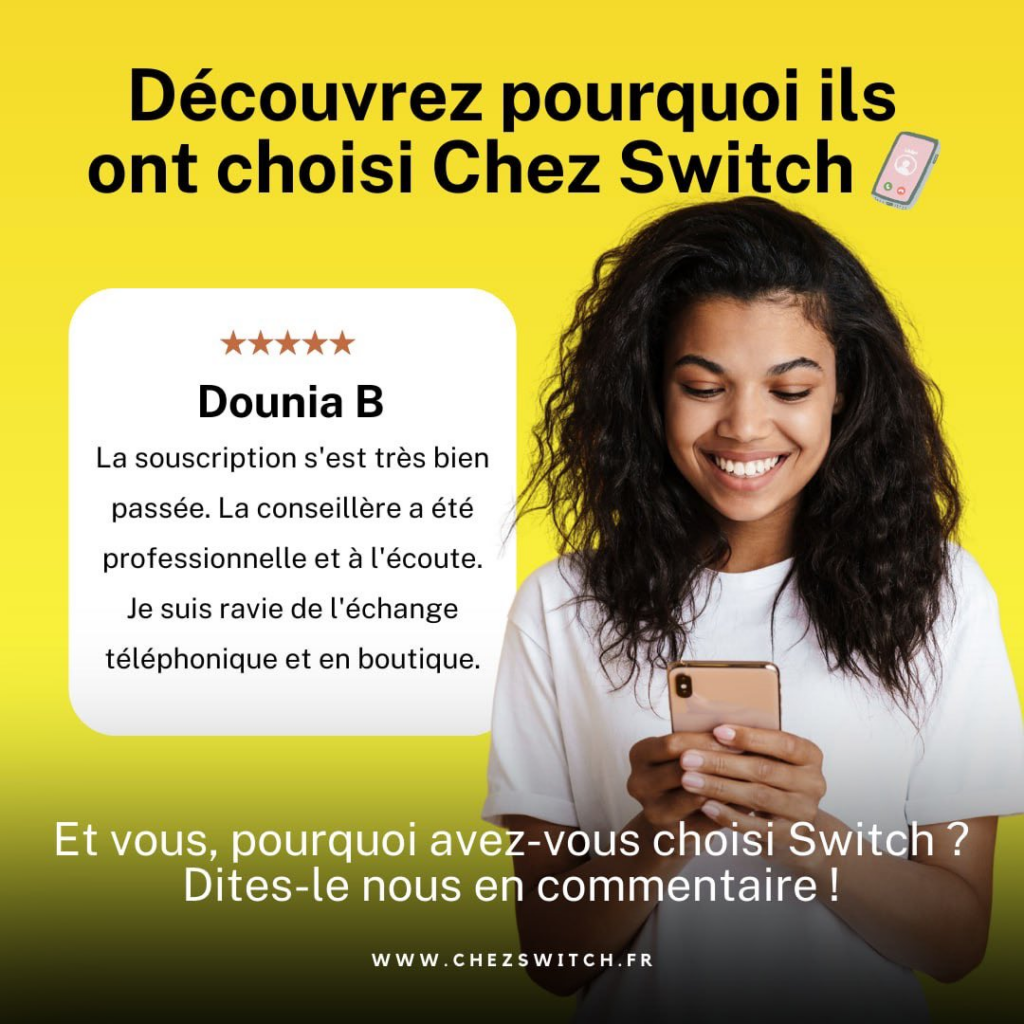 Avis Chez Switch pour l'opérateur Switch Call qui est un MVNO Français proposant des forfait mobiles 